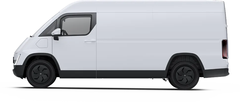 CAVAN C1 PLUS High Roof electric van, raised roof side profile