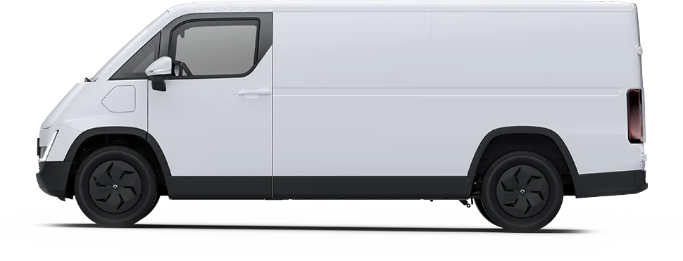 CAVAN C1 PLUS electric van, long wheelbase, side profile